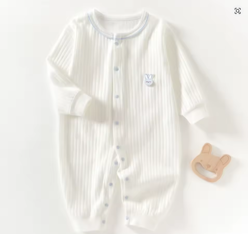 Baby Ribbed Cotton Onesie