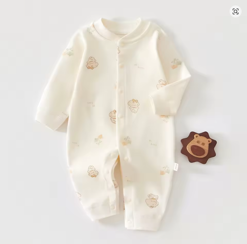 Baby Bear Print Romper
