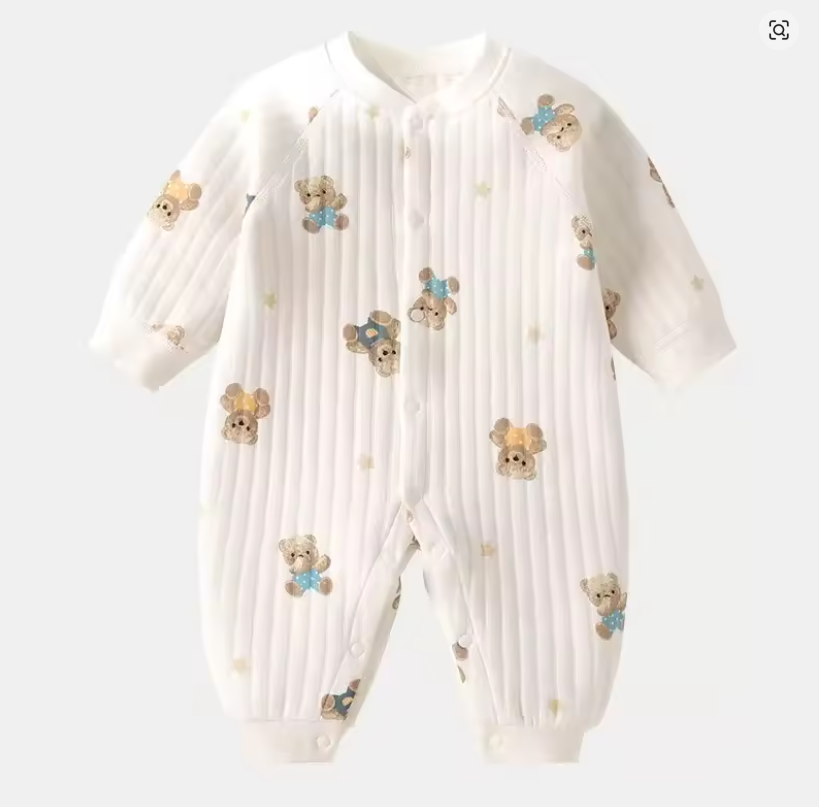 Baby Bear Print Romper