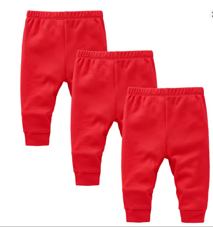 Baby Red Jogger Pants Set