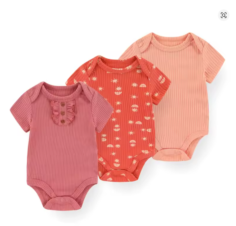 Baby Ribbed Bodysuit Set