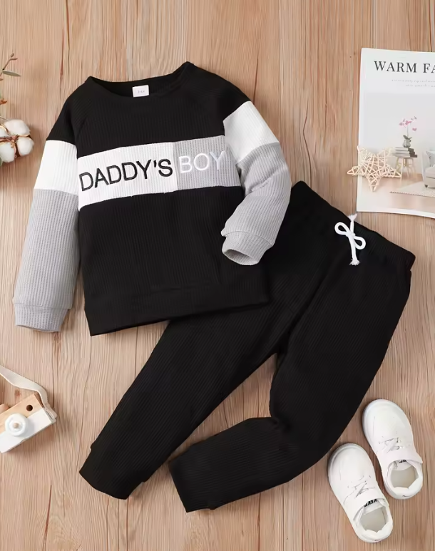 Daddy's Boy Kids Sweatsuit