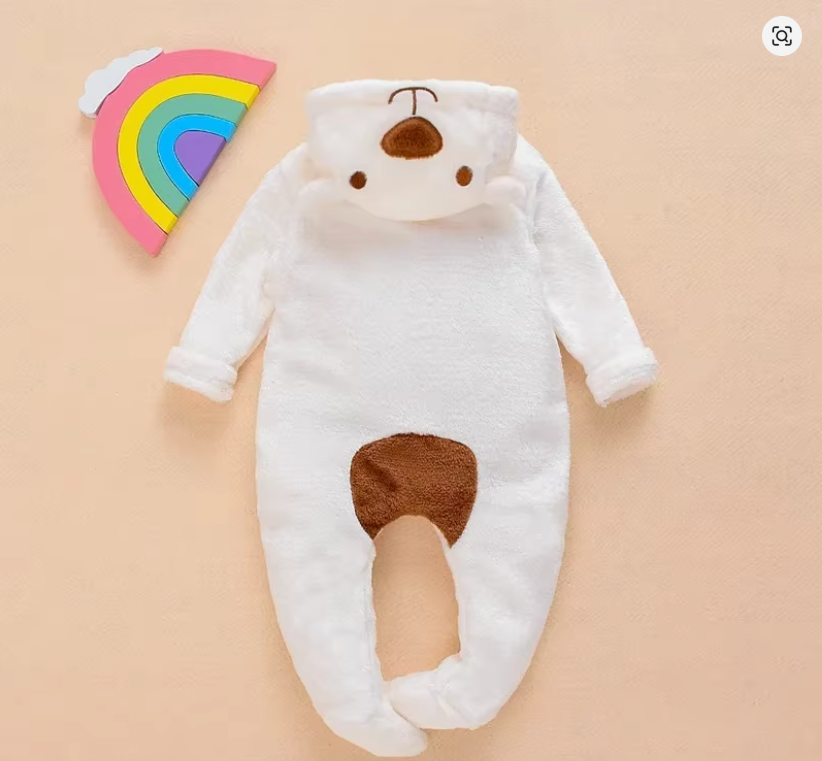 Baby Bear Hooded Onesie