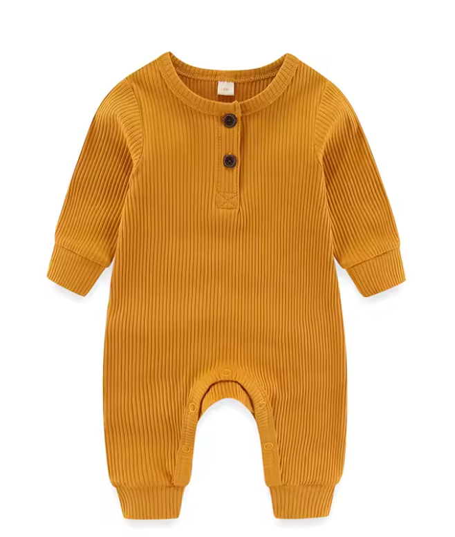 Ribbed Baby Romper