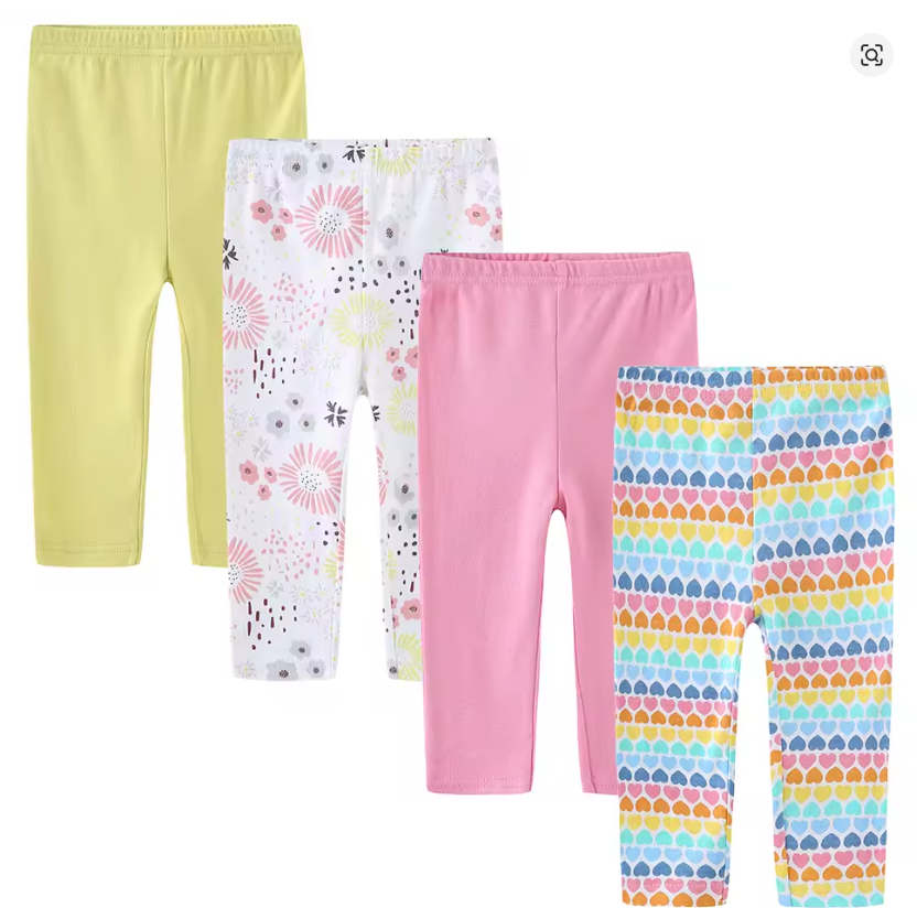 Baby Leggings Multicolour 4-Pack