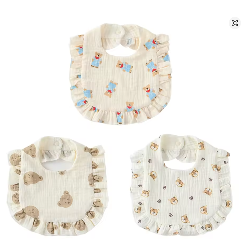 Baby Cotton Bib Set