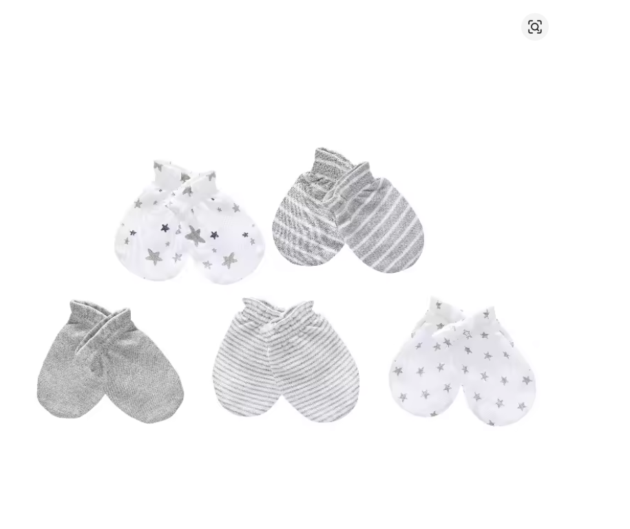 Baby Mittens Set (5 Pairs)