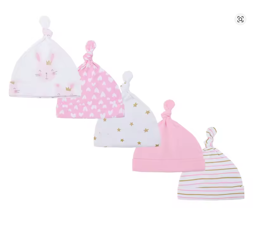 Baby Cotton Knot Hats Set