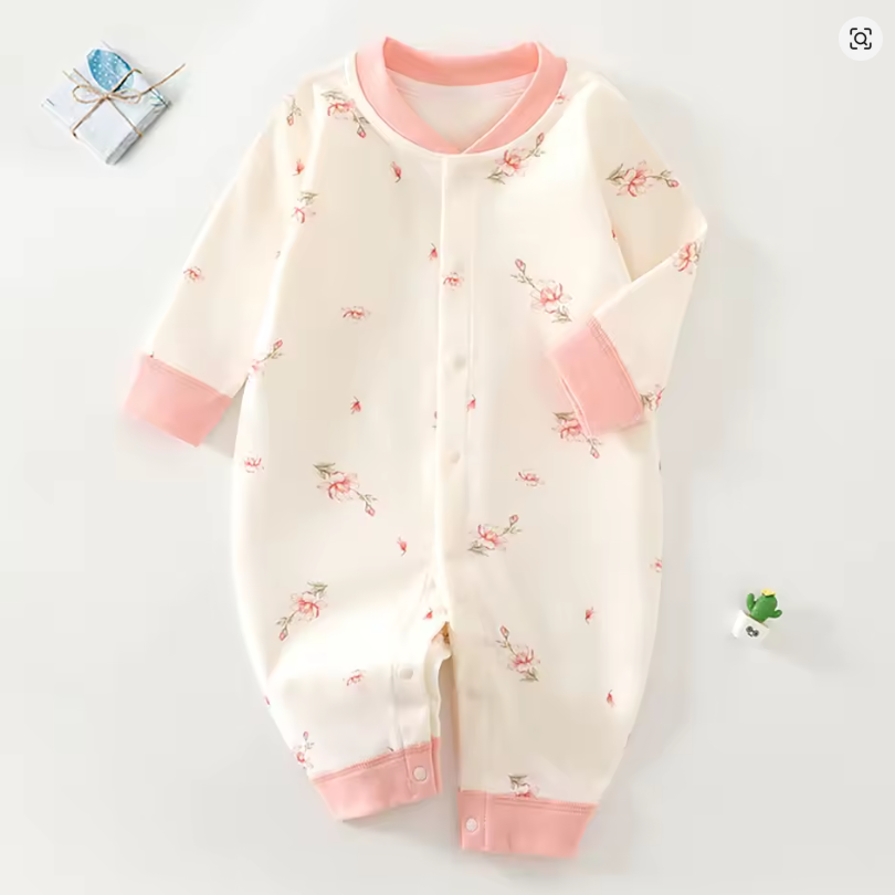 Floral Baby Romper