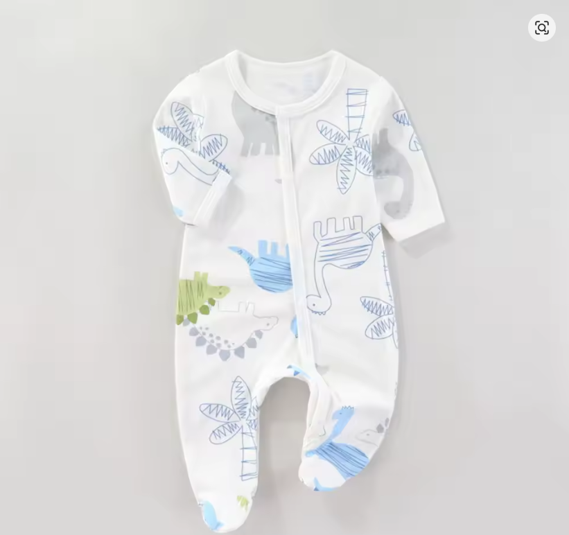 Dinosaur Baby Sleepsuit