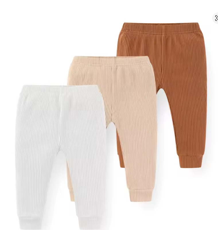 Ribbed Baby Pants Set