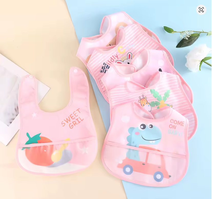 Waterproof Baby Bibs Set