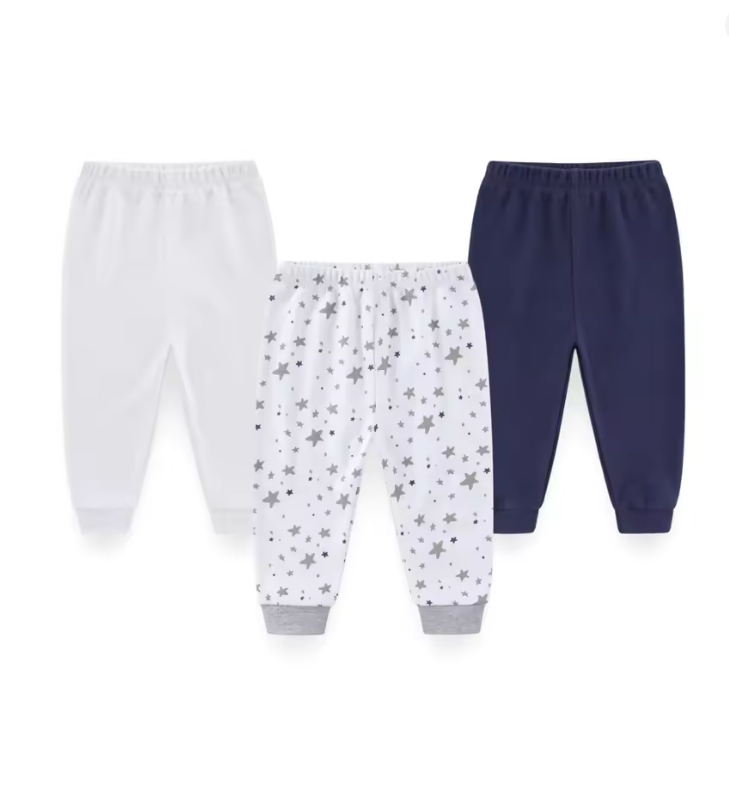Baby Cotton Jogger Pants (3-Pack)