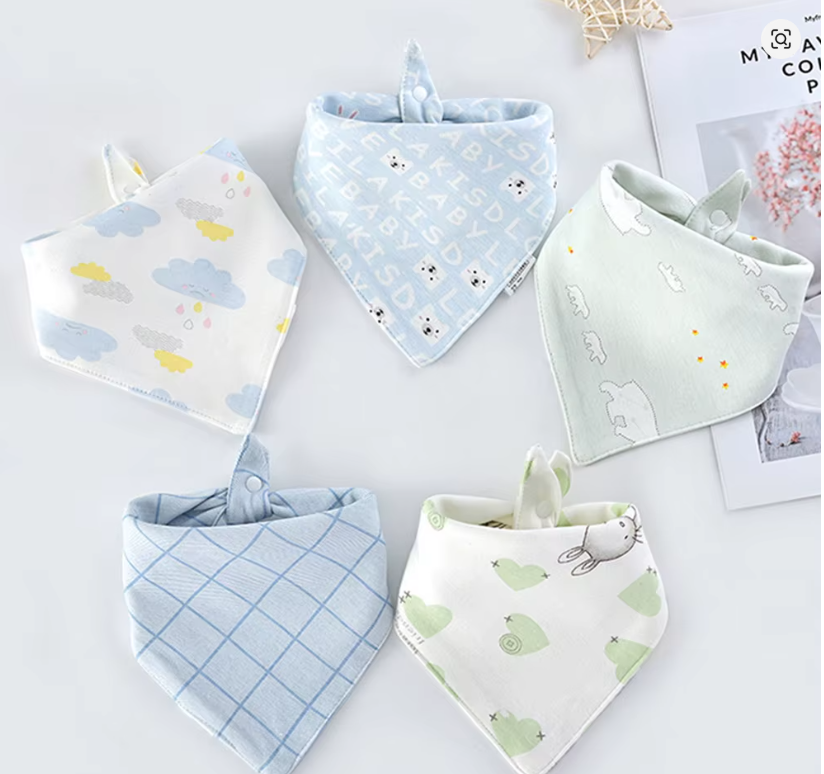 Baby Bandana Bib Set