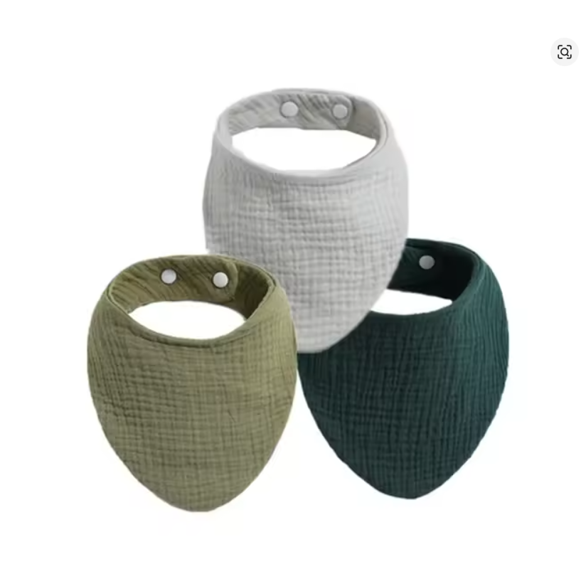 Cotton Baby Bandana Bibs