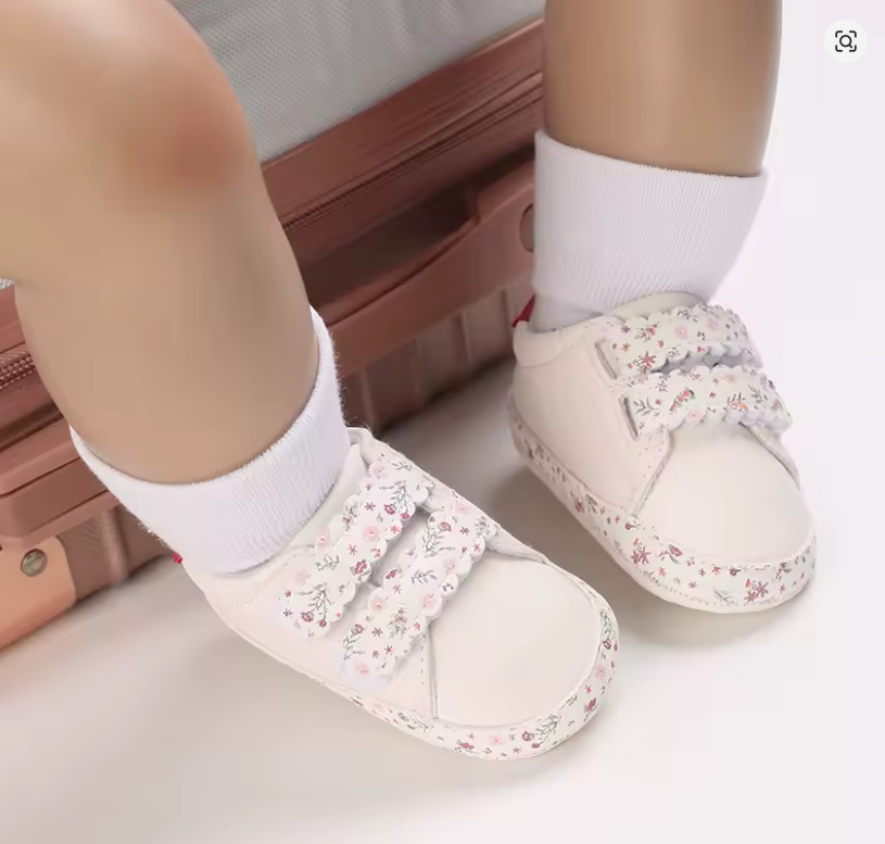 Floral Baby Girl Sneakers
