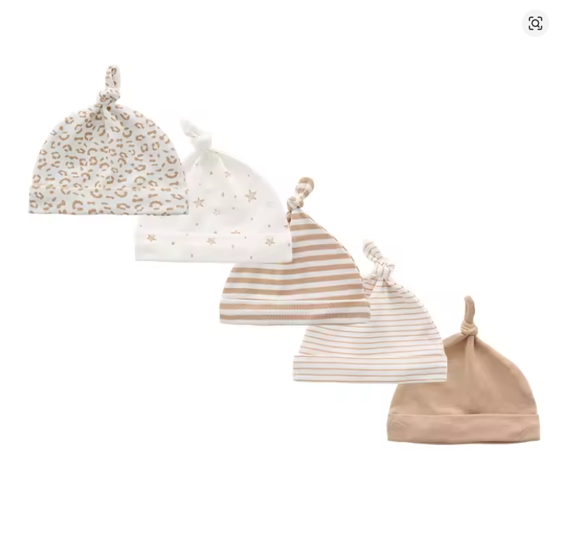 Baby Knotted Beanie Hat Set