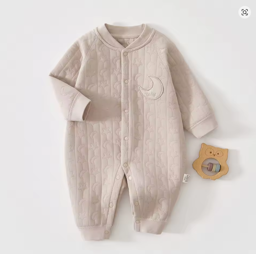 Quilted Baby Romper