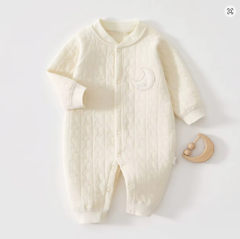 Quilted Baby Sleep Romper