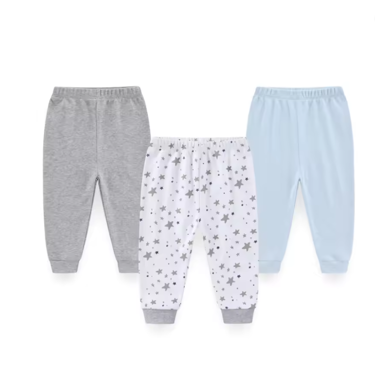 Baby Cotton Jogger Pants (3-Pack)