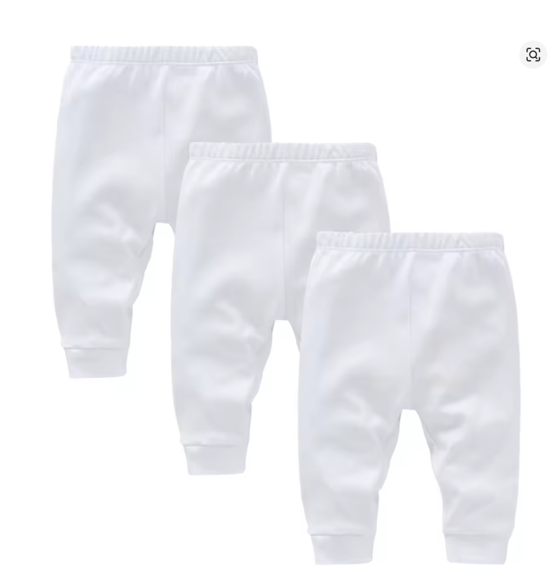 Baby Cotton Pants 3-Pack