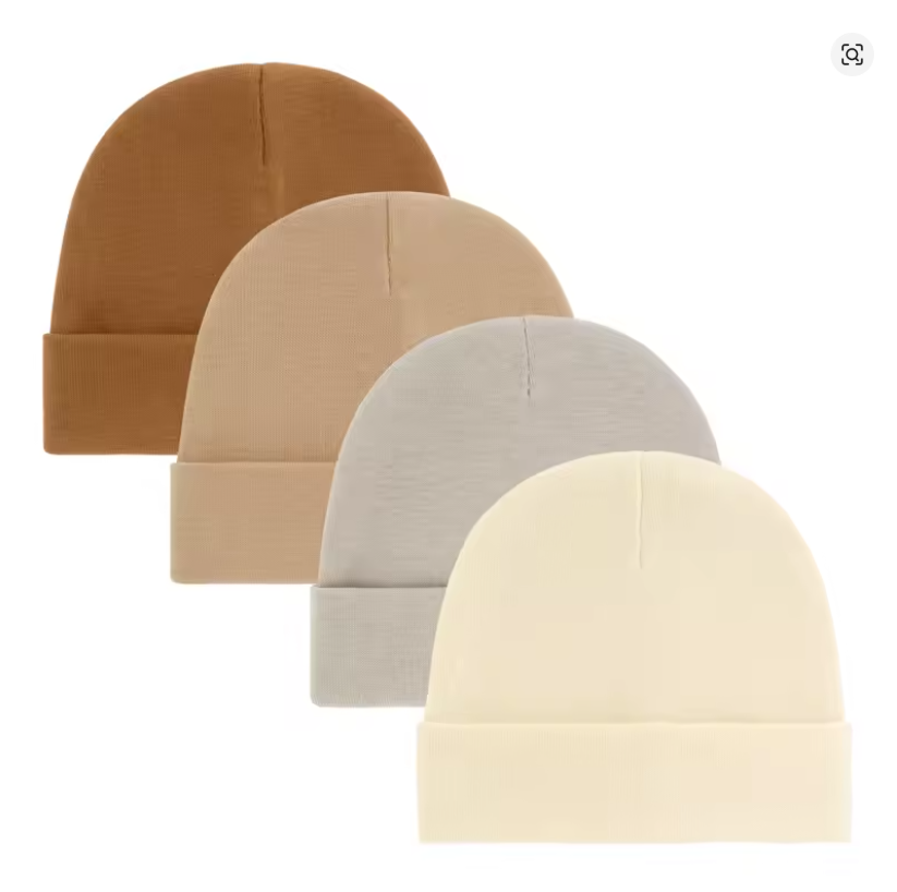 Classic Ribbed Beanie Set
