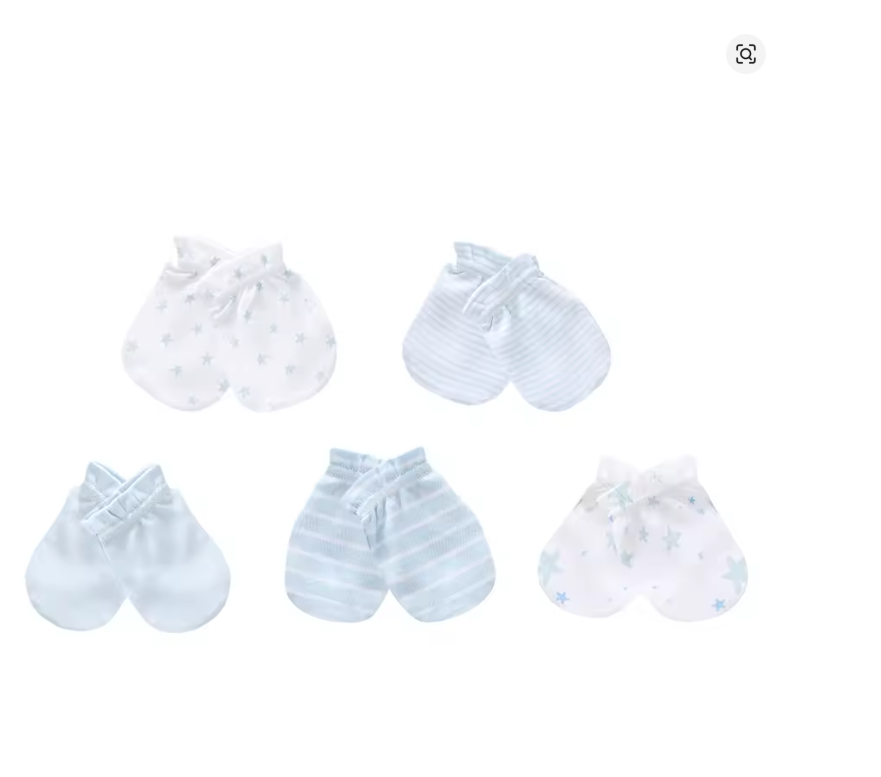 Baby Cotton Mittens Set
