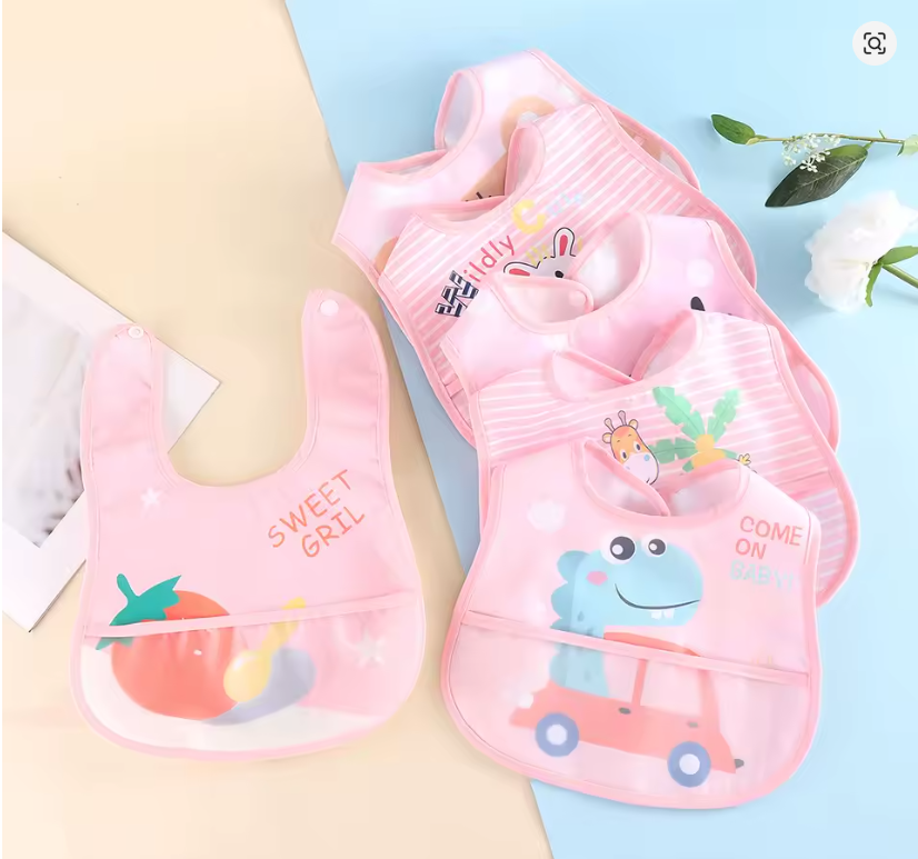 Waterproof Baby Bibs Set