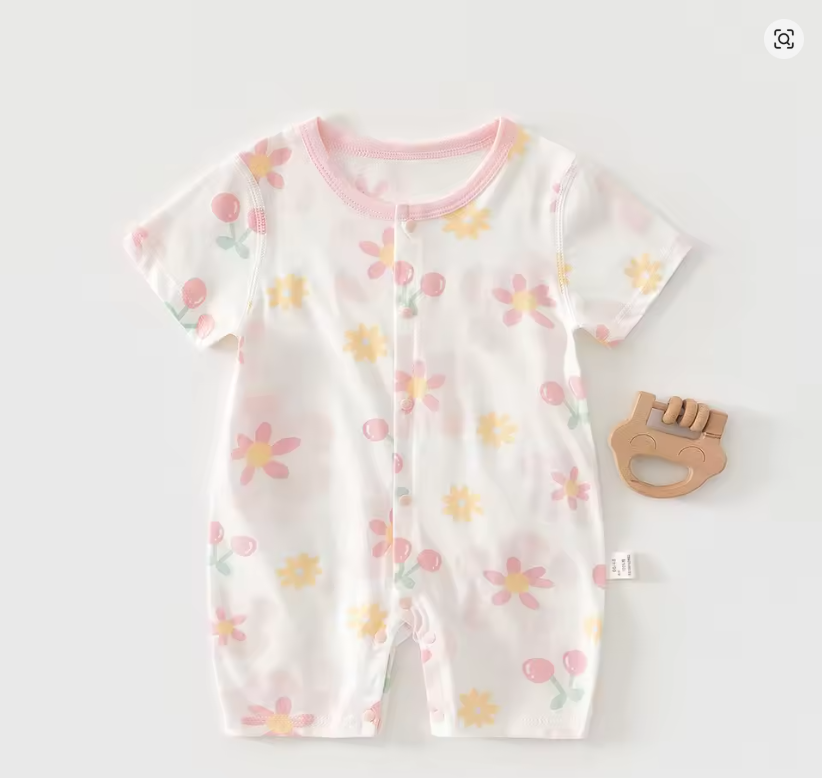 Floral Baby Romper