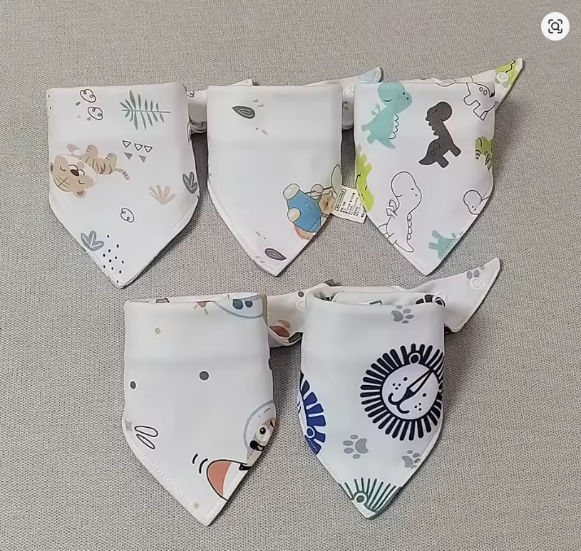 Baby Bandana Bib Set