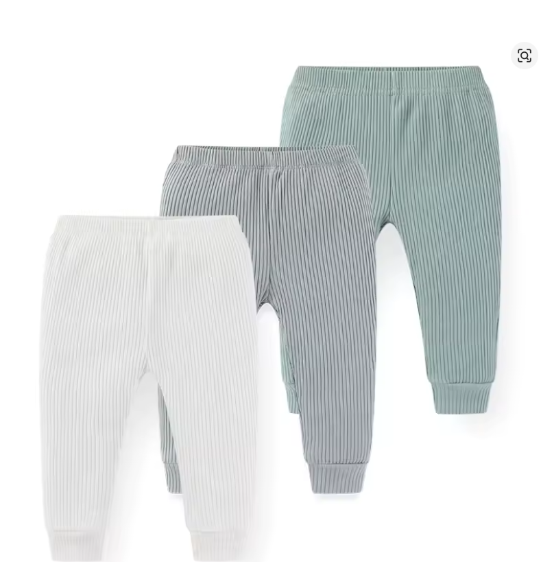 Baby Ribbed Jogger Pants Set