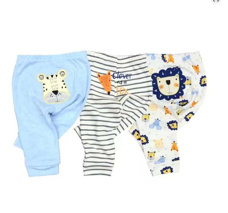 Baby Animal Print Pants (Set of 3)