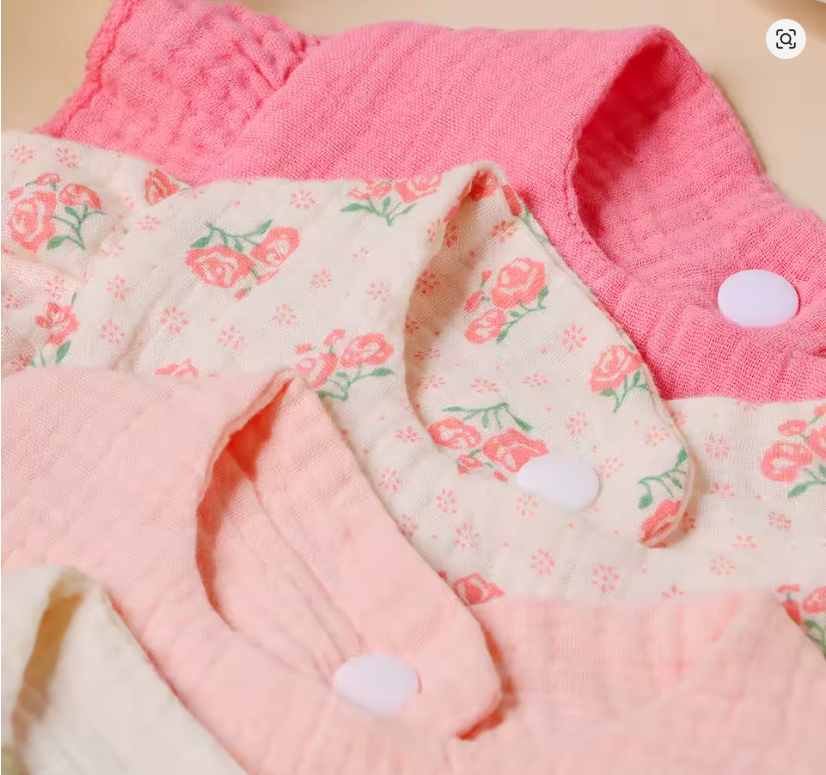 Floral Baby Bib Set