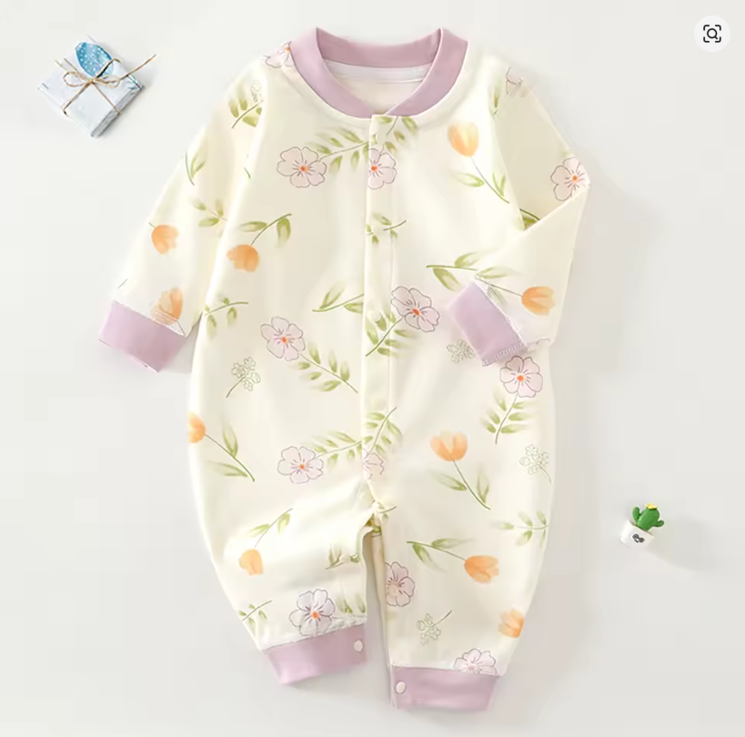 Floral Baby Romper