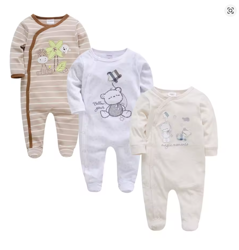 Baby Sleepsuit Set (3-Pack)