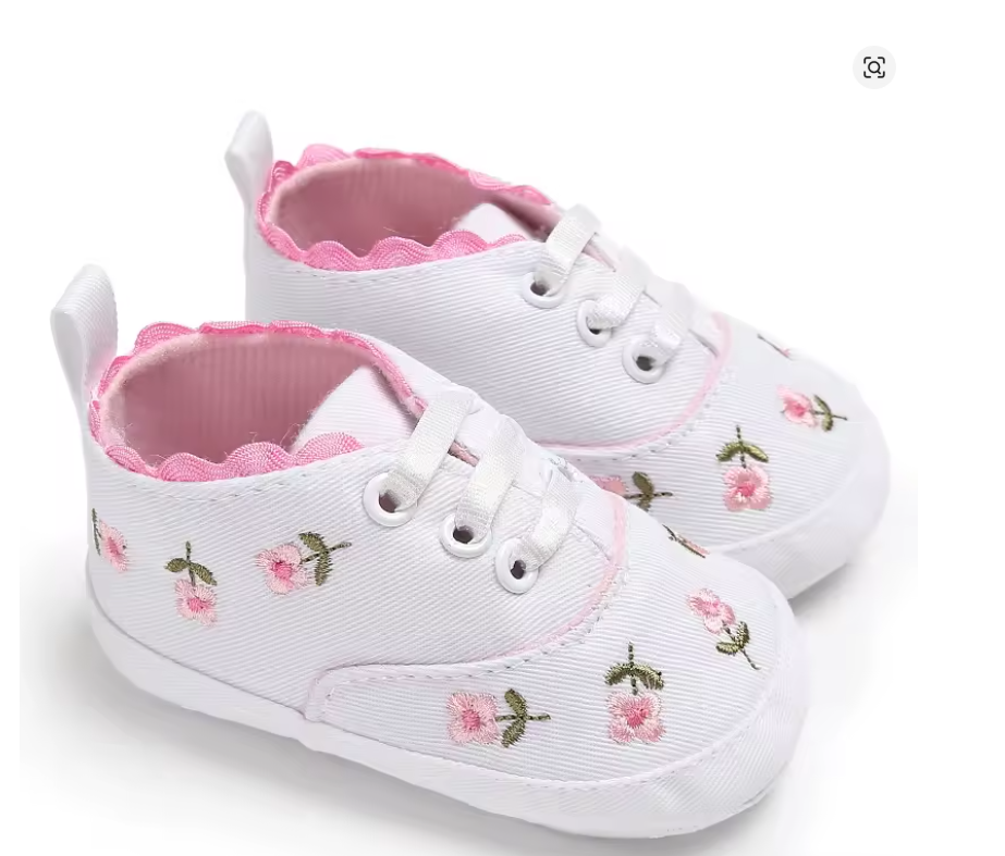 Floral Baby Shoes