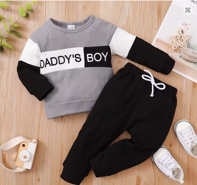 Daddy's Boy Kids Sweatsuit