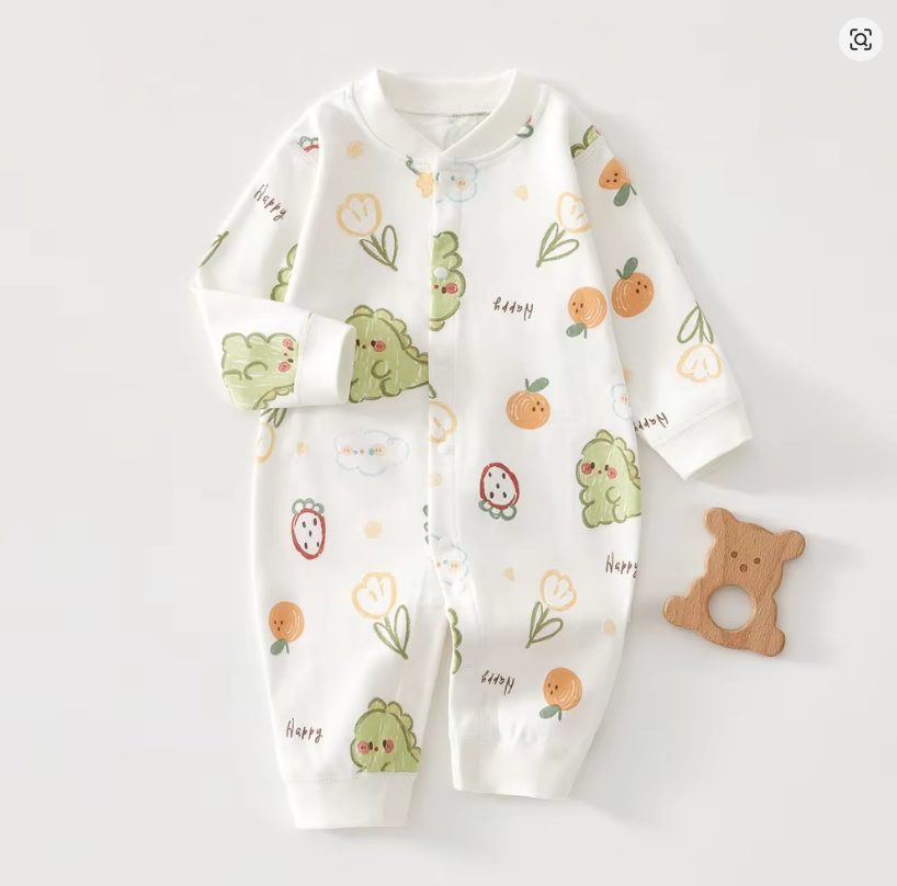 Baby Cartoon Print Romper