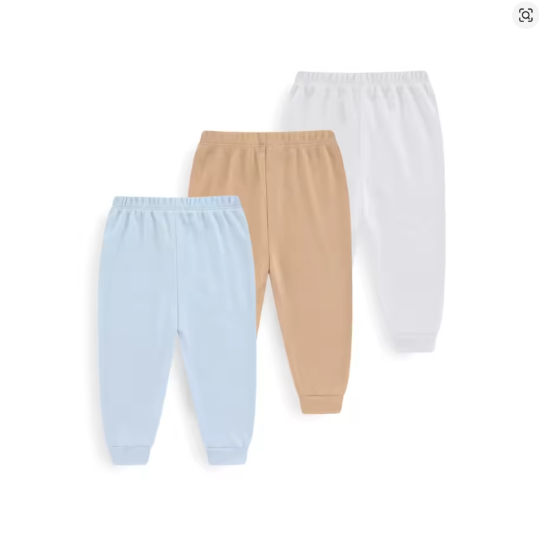 Baby Cotton Jogger Pants 3-Pack