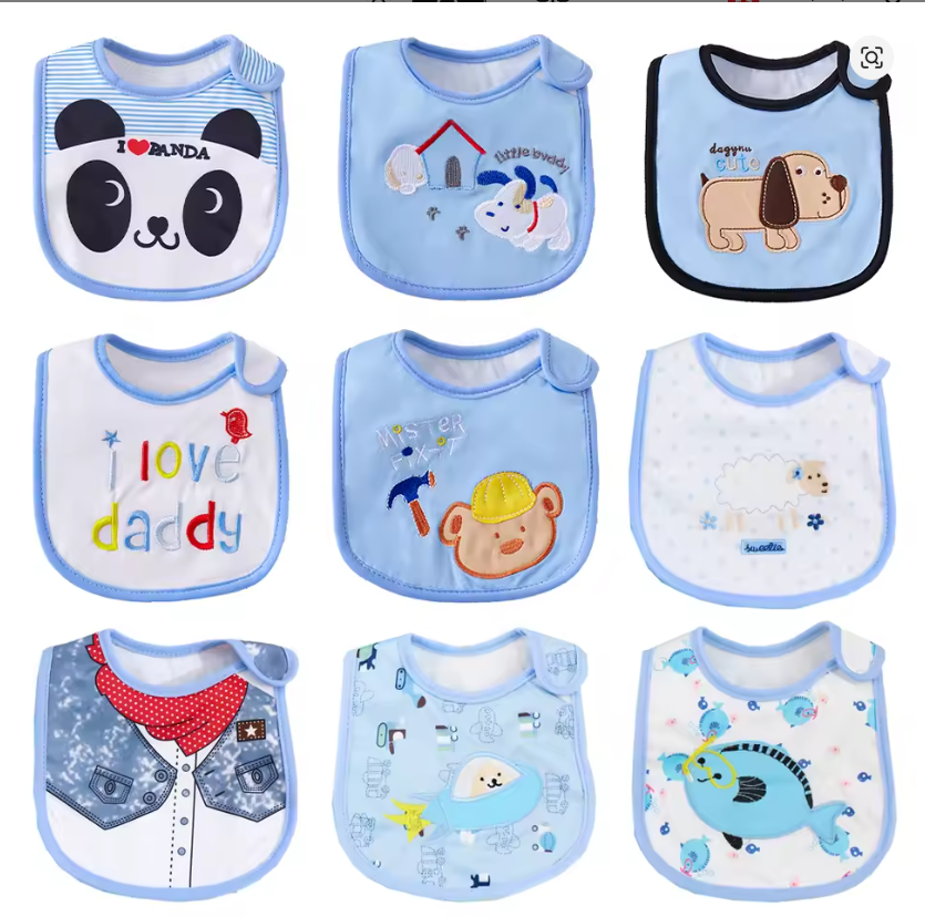 Baby Girl Bibs Set