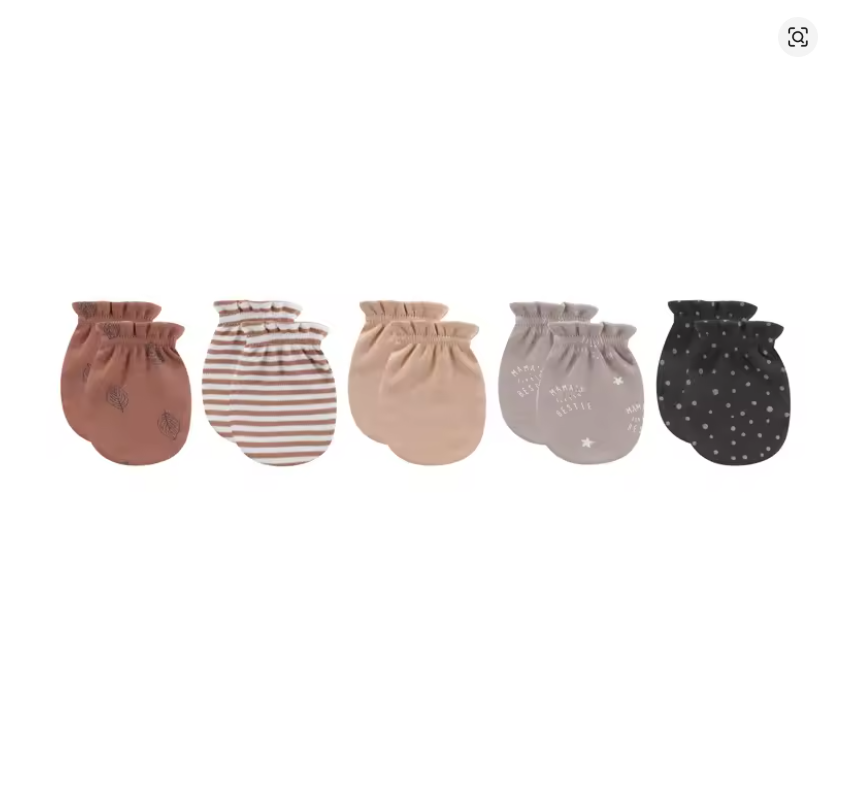 Baby Scratch Mittens Set