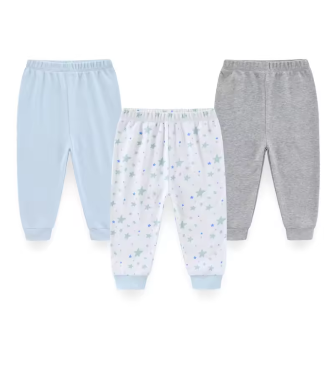 Baby Cotton Pants 3-Pack