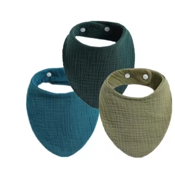 Organic Cotton Baby Bib Set