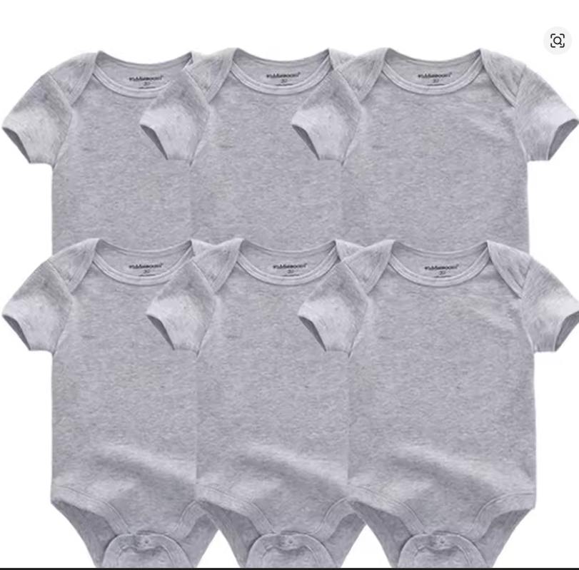 6-Pack Baby Bodysuits