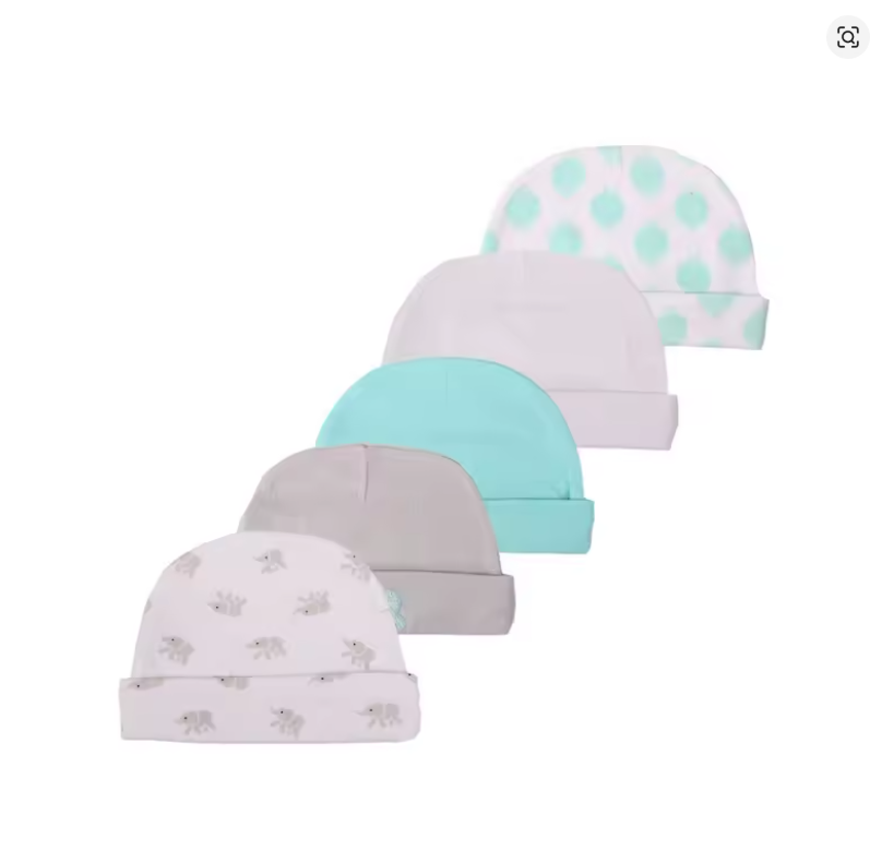 Baby Cotton Hat Set