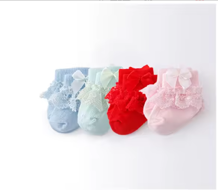 Lace Frill Baby Socks Set