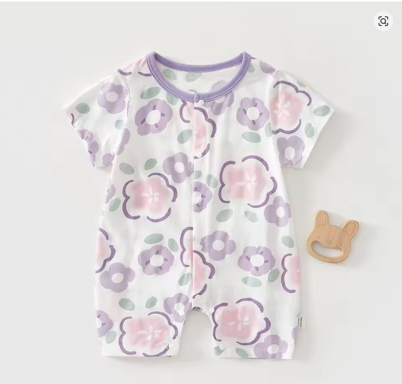 Floral Baby Romper