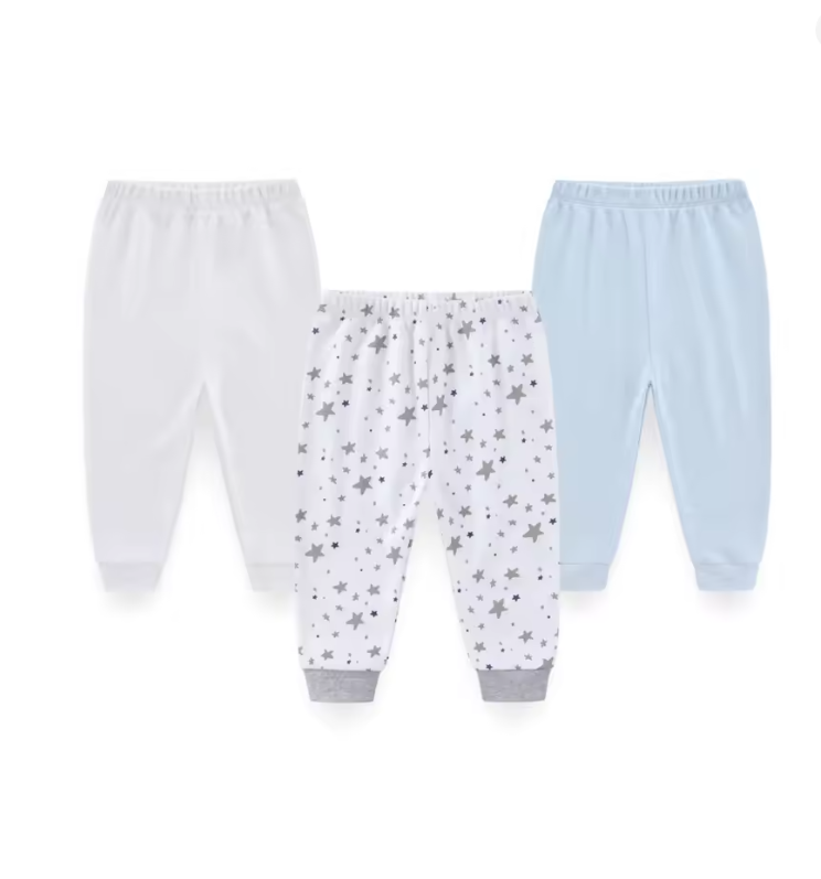 Baby Cotton Pajama Pants Set
