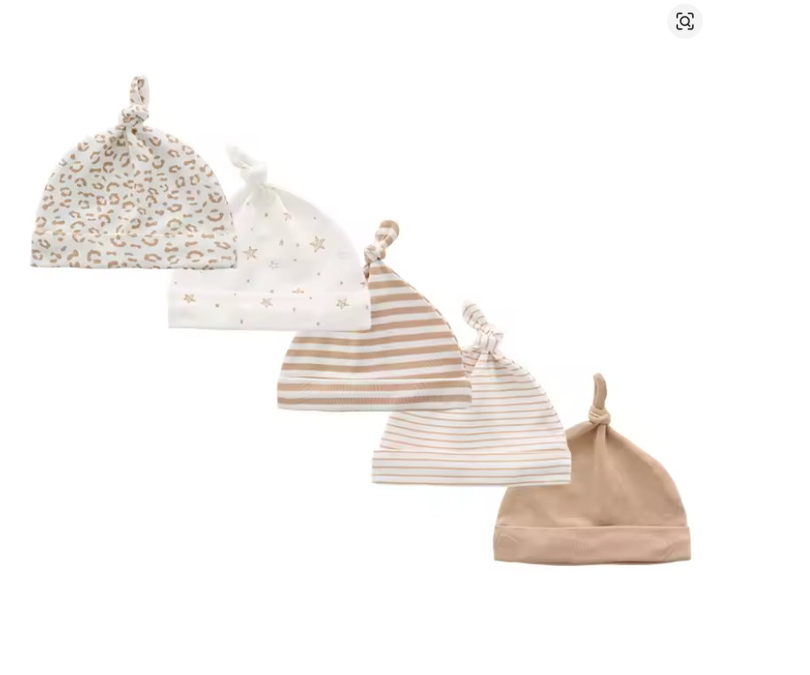 Baby Knotted Beanie Hat Set