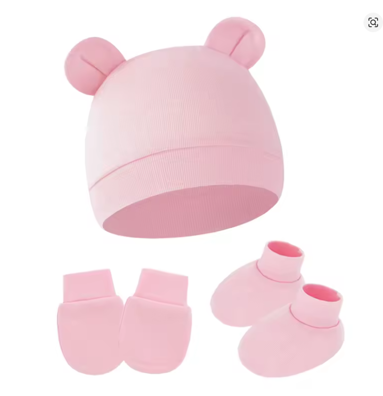 Baby Pink 3-Piece Accessory Set